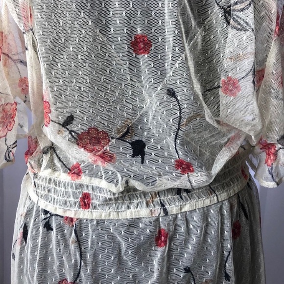 Maurices Lace Net Floral Duster NWT 2 - Picture 4 of 6